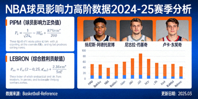 NBA球员影响力高阶数据（如PIPM、LEBRON）2024-25赛季分析